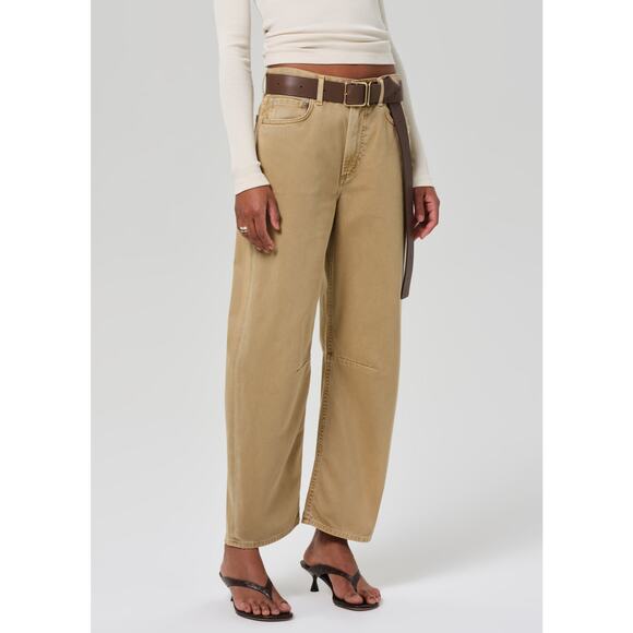 Citizens Of Humanity Tan Straight Leg Jeans - Picture 4 of 16